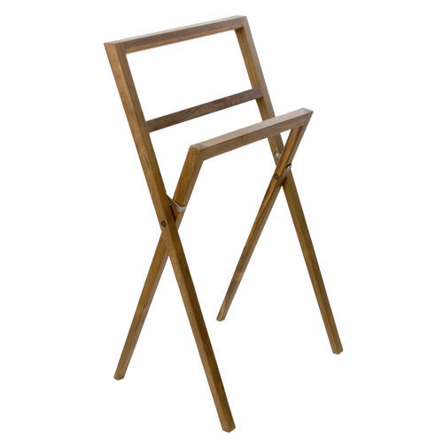 Porte-serviettes 3 barres - Compasso - CIPI' - sur pieds hauts / en teck