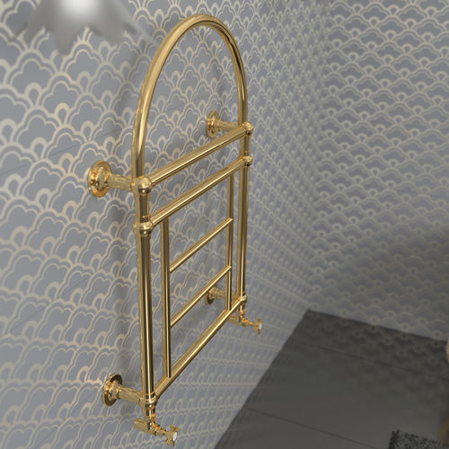 Sèche-serviettes à eau chaude - RETRÒ III - CORDIVARI DESIGN - classique / en laiton / couleur personnalisable