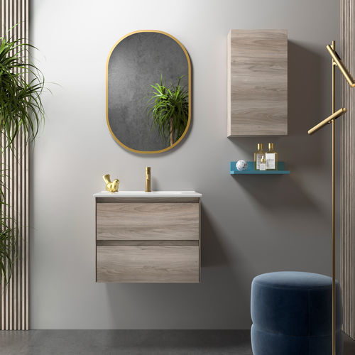 Meuble vasque suspendu - PRAGA - COYCAMA - MDF / contemporain / sans porte