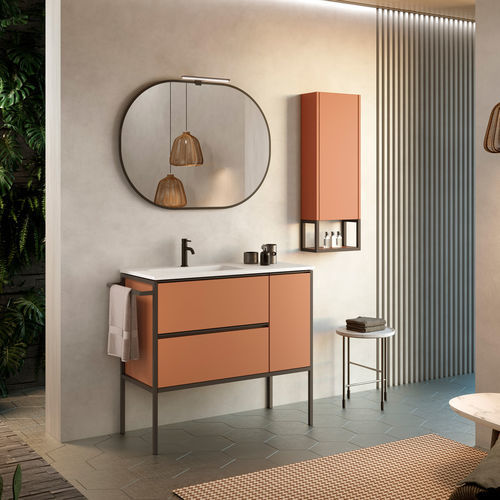 Meuble vasque à poser - AVANT - COYCAMA - MDF / design industriel / 1 porte