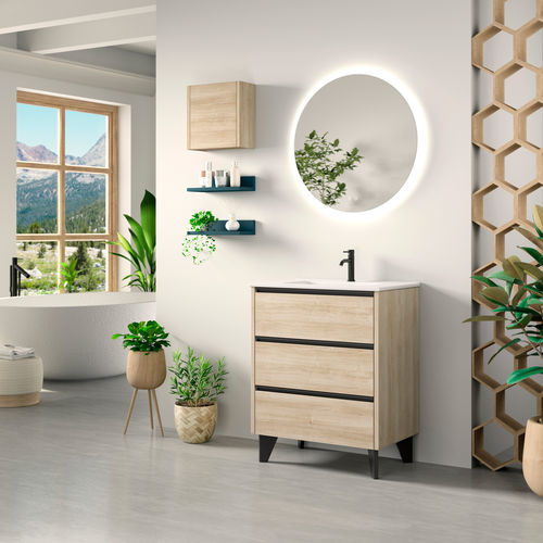 Meuble vasque à poser - ESCORPIO - COYCAMA - MDF / contemporain / sans porte