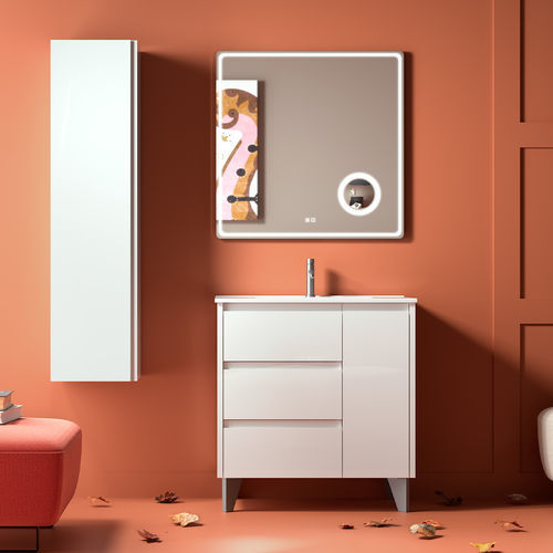 Meuble vasque à poser - CERVINO - COYCAMA - MDF / contemporain / 1 porte