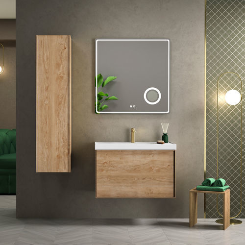 Meuble vasque suspendu - BERLIN - COYCAMA - MDF / contemporain / avec porte