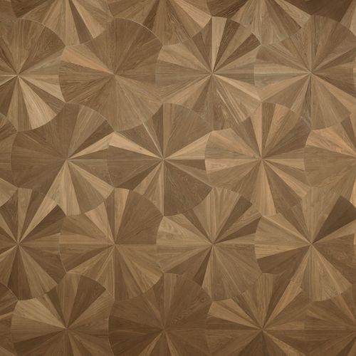 Parquet contrecollé - DESIGN VENTAGLIO - FOGLIE D'ORO BY LATIFOGLIA - en chêne / en noyer / en noyer américain