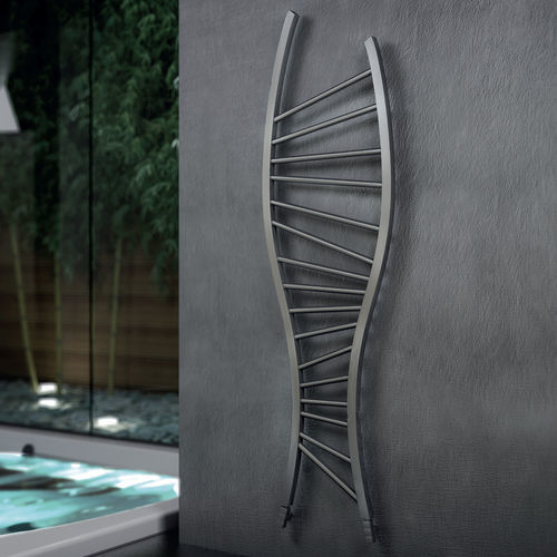 Radiateur à eau chaude - CHROMOSOME - GRAZIANO RADIATORS - 751 w...1000 w / design original / en inox