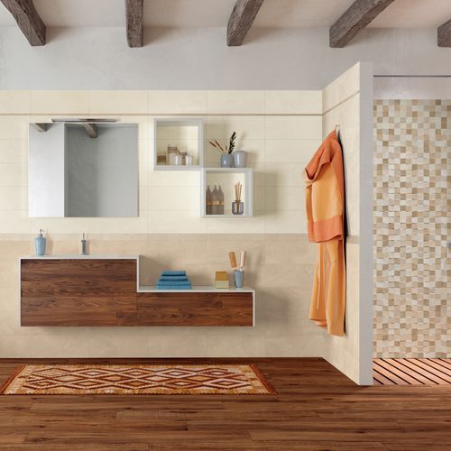 Carrelage d'intérieur - BEIGE - HERBERIA - mural / en grès cérame / rectangulaire