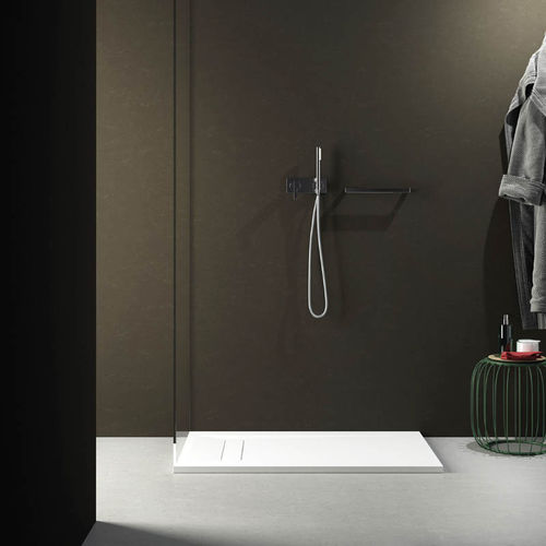Receveur de douche rectangulaire - RIVERSIDE - RELAX DESIGN - à poser / en céramique / antidérapant