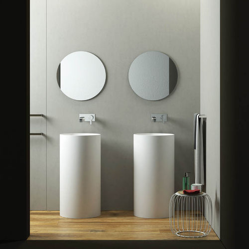 Vasque sur pied - CY – FREE - RELAX DESIGN - en céramique / ronde / contemporaine