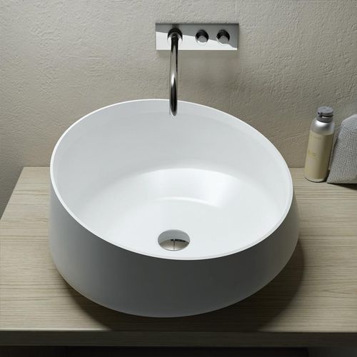 Vasque à poser - MARECHIARO - RELAX DESIGN - en Solid Surface / ronde / contemporaine