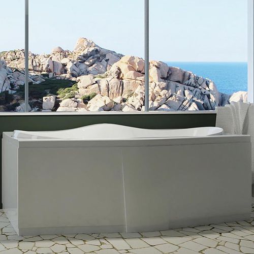 Baignoire à poser - SARDEGNA - RELAX DESIGN - en acrylique / balnéo / blanche
