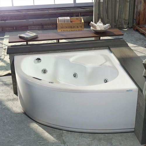 Baignoire d'angle - VITTORIA - RELAX DESIGN - à poser / en acrylique / balnéo