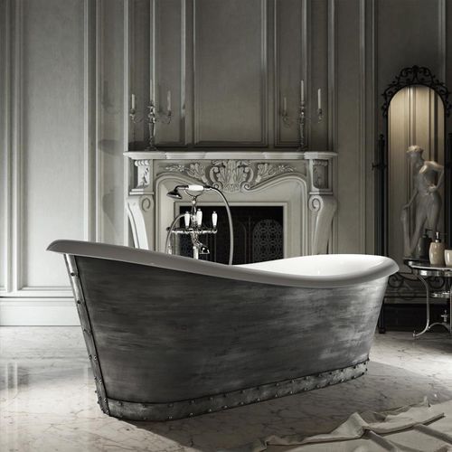Baignoire ovale - NAIL - RELAX DESIGN - à poser / en composite / en aluminium
