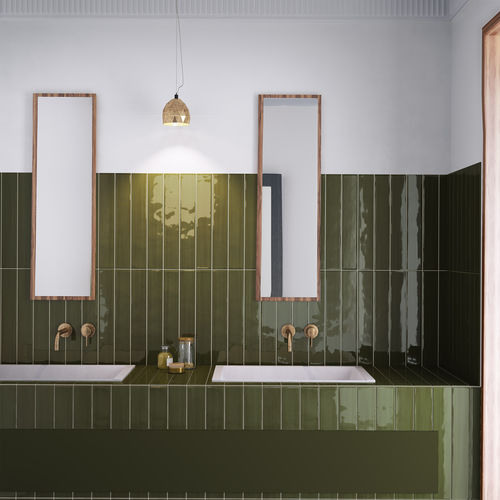 Carrelage en porcelaine - PITTURE - STUDIO ONE - brillant / d'intérieur / de salle de bain