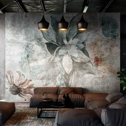 Papier peint contemporain - AVALON - Tecnografica Italian Wallcoverings - en fibre de cellulose / floral / à motif nature