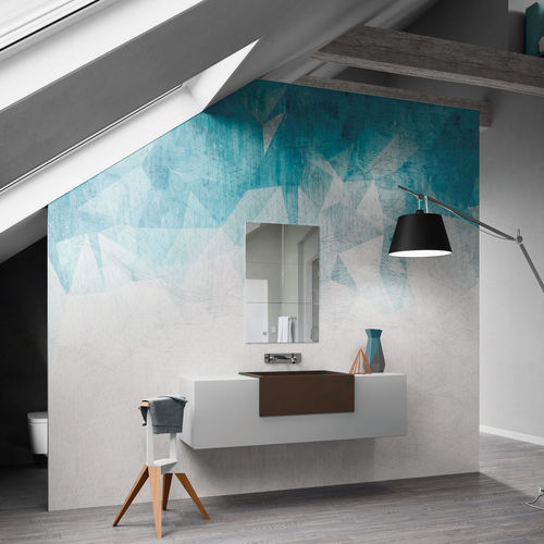 Papier peint contemporain - NET - Tecnografica Italian Wallcoverings - en fibre de cellulose / en fibre de verre / à motif géométrique