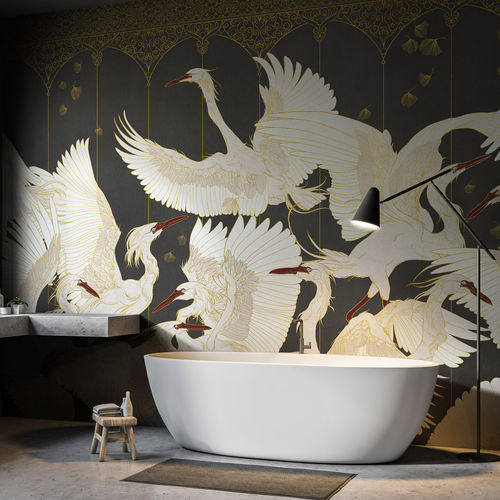 Papier peint contemporain - LA DANSE - Tecnografica Italian Wallcoverings - en fibre de cellulose / en textile non-tissé / en fibre de verre