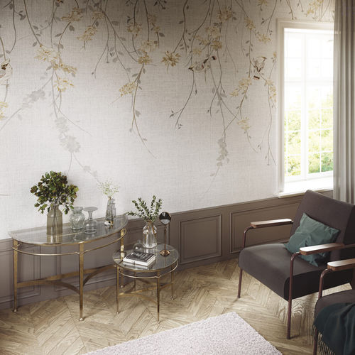 Papier peint classique - WAXWING - Tecnografica Italian Wallcoverings - en fibre de cellulose / en textile non-tissé / en fibre de verre