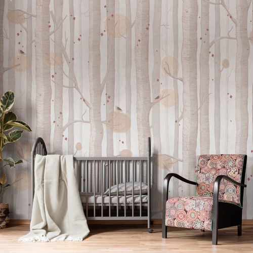 Papier peint contemporain - LULLABY - Tecnografica Italian Wallcoverings - en fibre de cellulose / en textile non-tissé / en fibre de verre