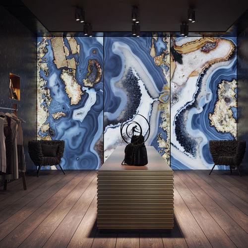 Panneau décoratif de revêtement - MAUI BLUE - Tecnografica Italian Wallcoverings - mural / pour agencement intérieur / pour plafond