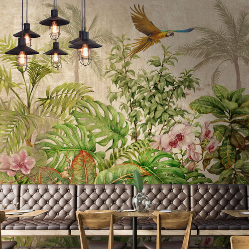 Papier peint contemporain - CANARY - Tecnografica Italian Wallcoverings - en fibre de cellulose / en textile non-tissé / en fibre de verre