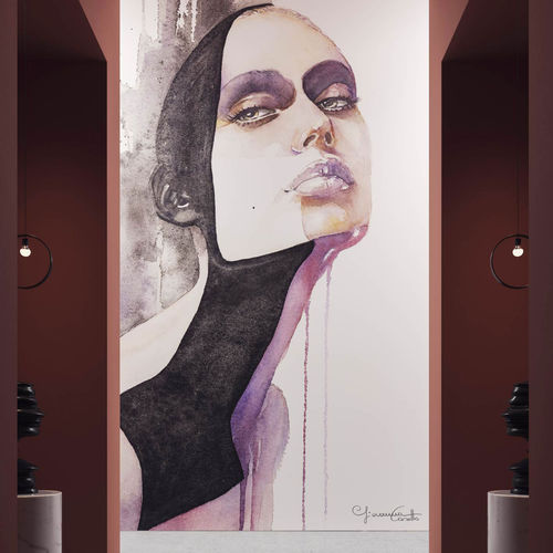 Papier peint contemporain - ELENOIRE - Tecnografica Italian Wallcoverings - en fibre de cellulose / en textile non-tissé / en fibre de verre