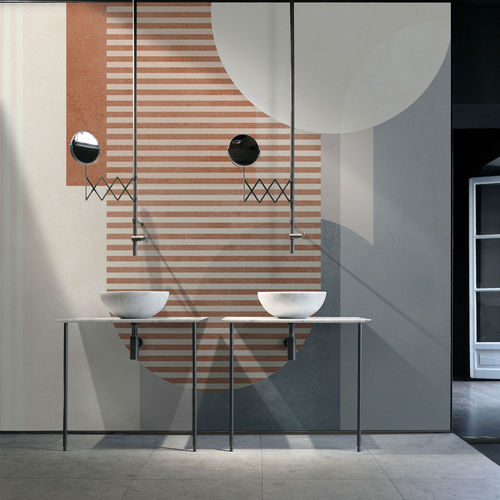 Papier peint vintage - JANIS - Tecnografica Italian Wallcoverings - en fibre de cellulose / en textile non-tissé / en fibre de verre