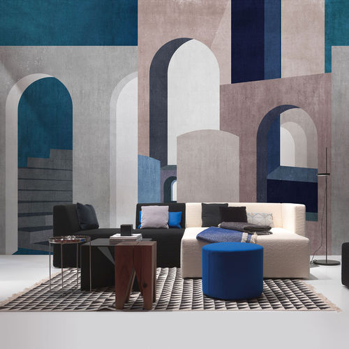 Papier peint contemporain - ELEANOR - Tecnografica Italian Wallcoverings - en fibre de cellulose / en textile non-tissé / en fibre de verre
