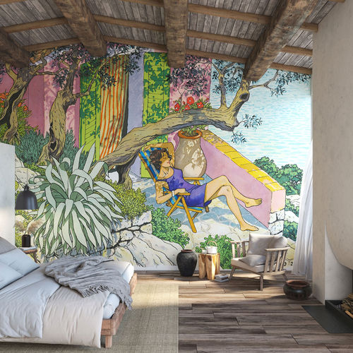 Papier peint contemporain - AGAVE - Tecnografica Italian Wallcoverings - en fibre de cellulose / en textile non-tissé / en fibre de verre