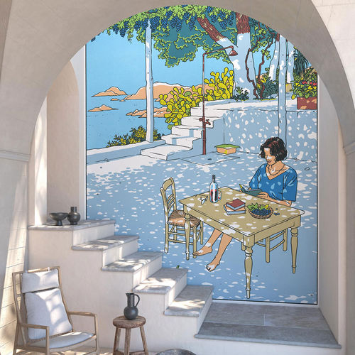 Papier peint contemporain - HELLADE - Tecnografica Italian Wallcoverings - en fibre de cellulose / en textile non-tissé / en fibre de verre