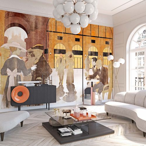 Papier peint vintage - LA GALLERIA - Tecnografica Italian Wallcoverings - en verre / motif urbain / personnalisable