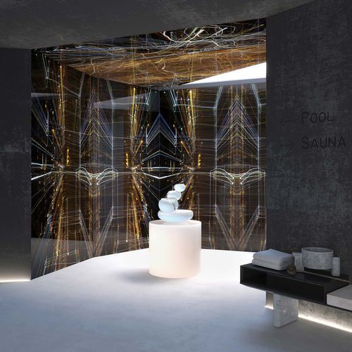 Panneau décoratif de revêtement - ORION - Tecnografica Italian Wallcoverings - mural / pour agencement intérieur / pour éclairage