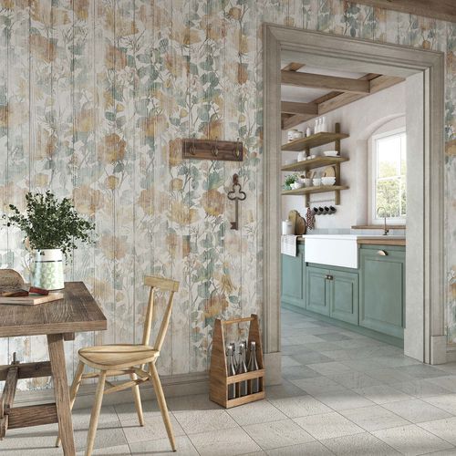 Papier peint vintage - JUNE - Tecnografica Italian Wallcoverings - en fibre de cellulose / en textile non-tissé / en fibre de verre