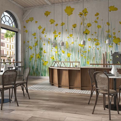 Papier peint contemporain - CAMPO DEI FIORI - Tecnografica Italian Wallcoverings - en fibre de cellulose / en textile non-tissé / en fibre de verre