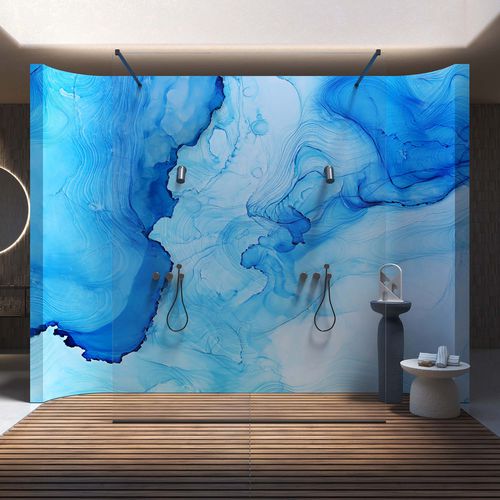 Papier peint contemporain - BLUEDOT - Tecnografica Italian Wallcoverings - en fibre de cellulose / en textile non-tissé / en verre