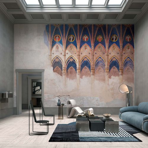 Papier peint contemporain - NAVATA CELESTE - Tecnografica Italian Wallcoverings - en fibre de cellulose / en textile non-tissé / en fibre de verre