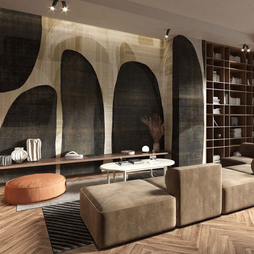 Papier peint contemporain - TOTO - Tecnografica Italian Wallcoverings - en fibre de cellulose / en textile non-tissé / en fibre de verre
