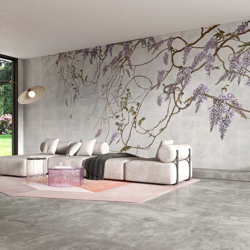 Papier peint contemporain - GLICINE - Tecnografica Italian Wallcoverings - en fibre de cellulose / en textile non-tissé / en fibre de verre