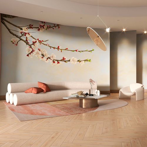 Papier peint contemporain - ALBICOCCO - Tecnografica Italian Wallcoverings - en fibre de cellulose / en textile non-tissé / en fibre de verre