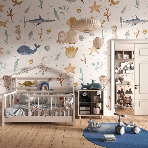 Papier peint contemporain - BUBBLES - Tecnografica Italian Wallcoverings - en fibre de cellulose / en textile non-tissé / en fibre de verre
