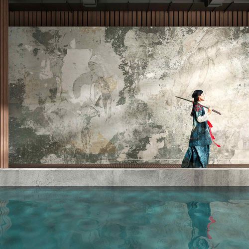 Papier peint contemporain - ARLOCK by MAD - Tecnografica Italian Wallcoverings - en fibre de cellulose / en textile non-tissé / en fibre de verre