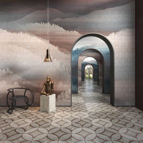 Papier peint contemporain - MANDRAGOLA - Tecnografica Italian Wallcoverings - en fibre de cellulose / en textile non-tissé / en fibre de verre