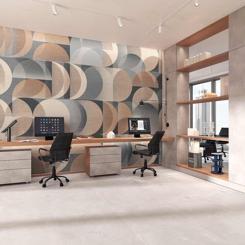 Papier peint contemporain - DOMINO - Tecnografica Italian Wallcoverings - en fibre de cellulose / en fibre de verre / en vinyle