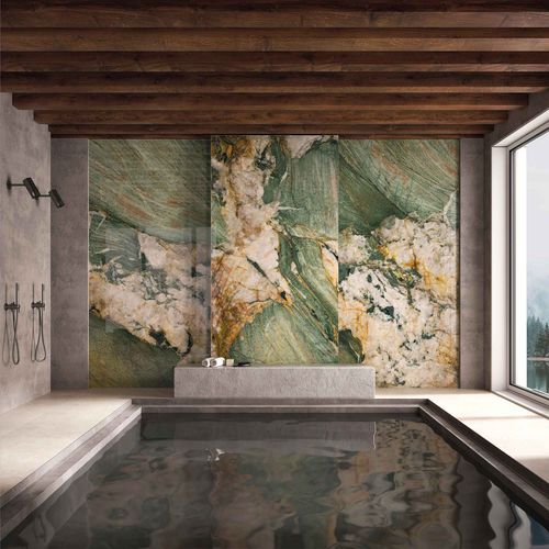 Panneau décoratif pour plafond - CRYSTAL GREEN - Tecnografica Italian Wallcoverings - pour agencement intérieur / mural / de revêtement