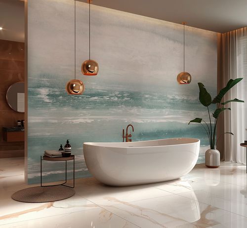 Papier peint contemporain - MALINDI DREAM - Tecnografica Italian Wallcoverings - en fibre de cellulose / en textile non-tissé / en fibre de verre