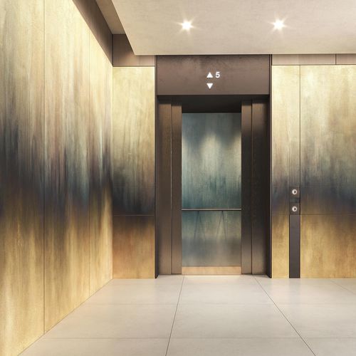 Panneau décoratif pour agencement intérieur - LAMIERA FIAMMATA - Tecnografica Italian Wallcoverings - mural / de revêtement / léger