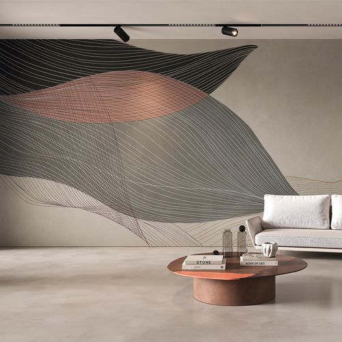 Papier peint contemporain - CANYON FLOW - Tecnografica Italian Wallcoverings - en fibre de cellulose / en textile non-tissé / en vinyle