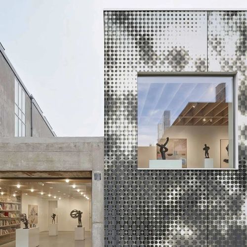 Plaquette de parement en aluminium - CORTEN MESH - Tecnografica Italian Wallcoverings - pour façade / pour rénovation / mate