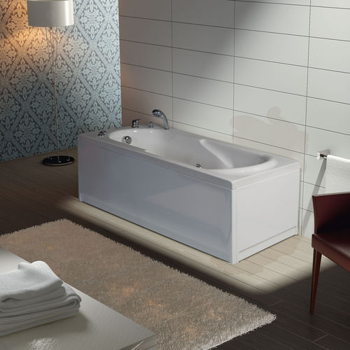 Baignoire à poser - DOMINICA - THERMO DESIGN - en acrylique / balnéo / blanche