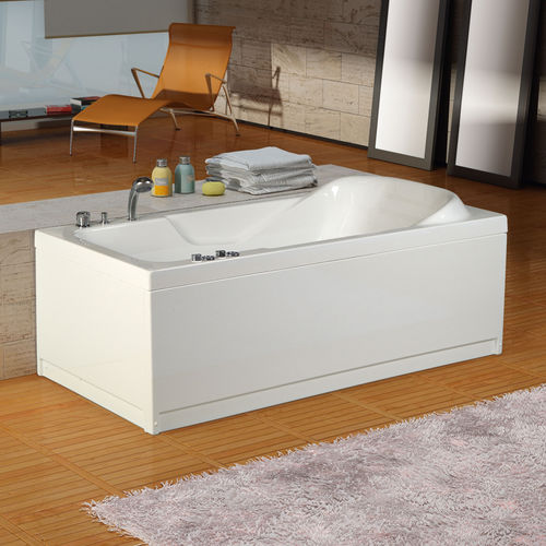 Baignoire à poser - BERMUDA - THERMO DESIGN - en acrylique / balnéo / blanche