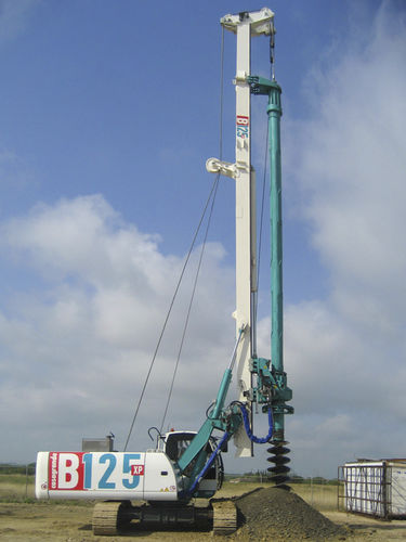 Foreuse à moteur diesel - B125 XP  - CASAGRANDE - Foundation Division - rotative / pour chantier de construction / de pieux de fondation